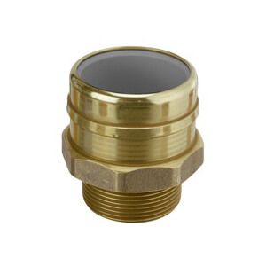 1-1/2" CPVC x MIP Brass Straight Adapter, ASTM F438 (Lead Free)