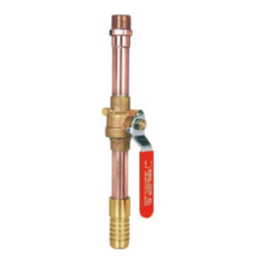 1" IPS-ID Barb x 1" MIP Water Service Connector w/ Drain