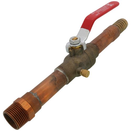Main product image of 1" IPS-ID Barb x 1" MIP Water Service Connector w/ Drain