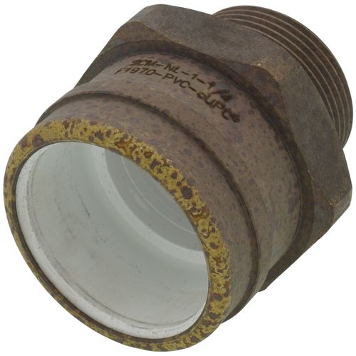 Main product image of 1-1/4" PVC x 1-1/4" MIP MetalHead Straight Adapter