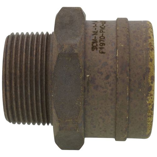 Main product image of 1-1/4" PVC x 1-1/4" MIP MetalHead Straight Adapter