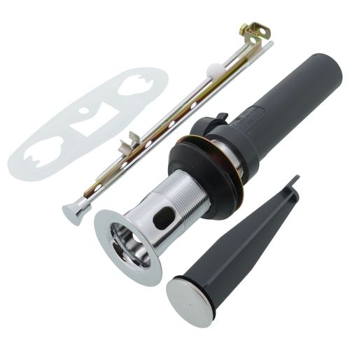Main product image of Chateau Chrome 1 Handle Bathroom Faucet, Knob Handle, w/ Drain Assembly, 64621