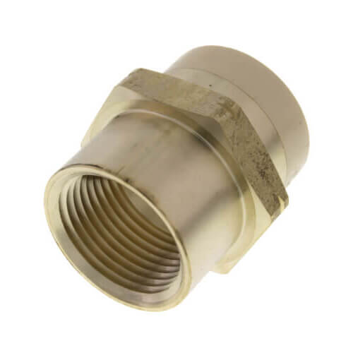 3/4" CPVC x FIP Brass Straight Adapter (Lead Free)