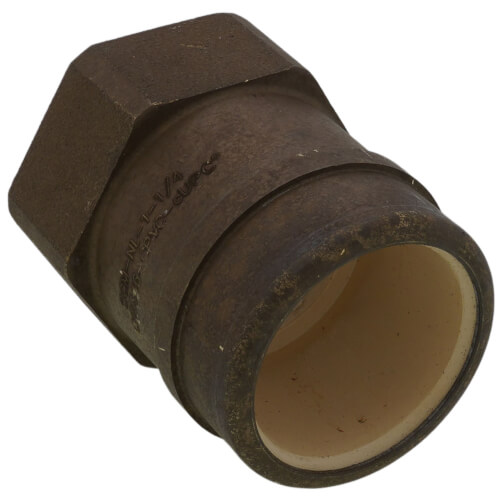 Main product image of 1-1/4" CPVC x FIP Brass Straight Adapter (Lead Free)