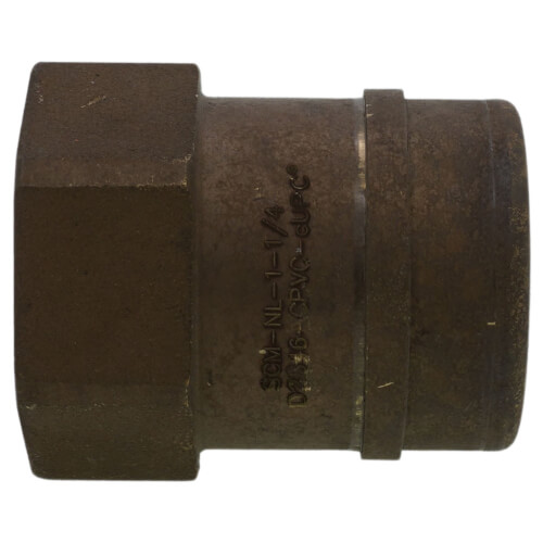 Main product image of 1-1/4" CPVC x FIP Brass Straight Adapter (Lead Free)