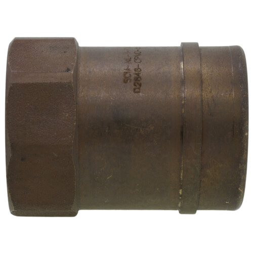 1-1/2" CPVC x FIP Brass Straight Adapter (Lead Free)