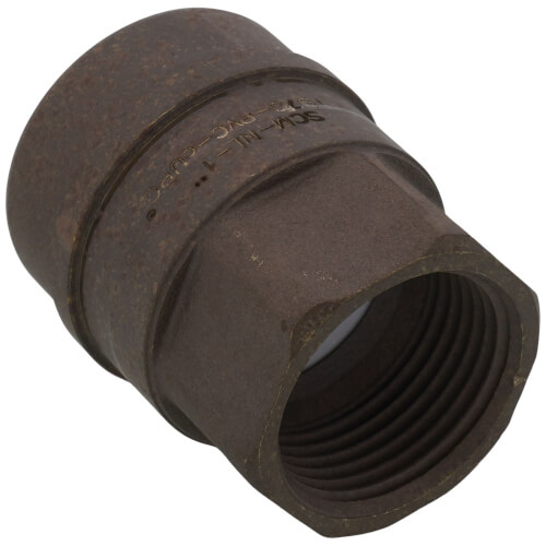 2" PVC x 2" FIP MetalHead Straight Adapter