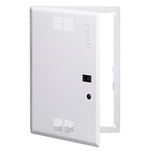 Main product image of 21" Structured Media Premium Vented Hinged Door, Metal (White)