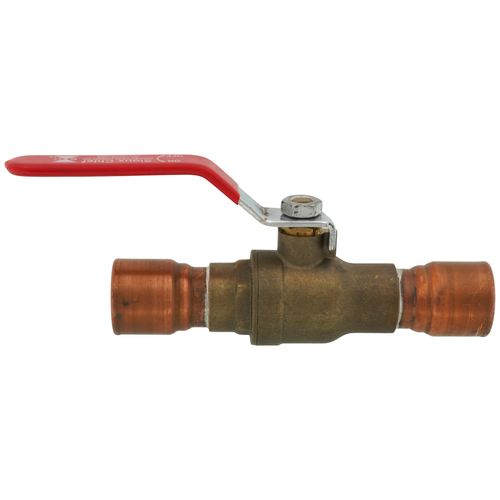 Main product image of 1" CPVC MetalHead Full Port Brass Ball Valve w/ Drain (Lead Free)