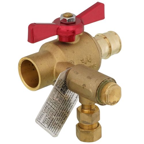 Main product image of 3/4" Female Sweat Inlet x 3/4" Expansion PEX Outlet x 3/8" Compression Relief Thermal Expansion Relief Valve