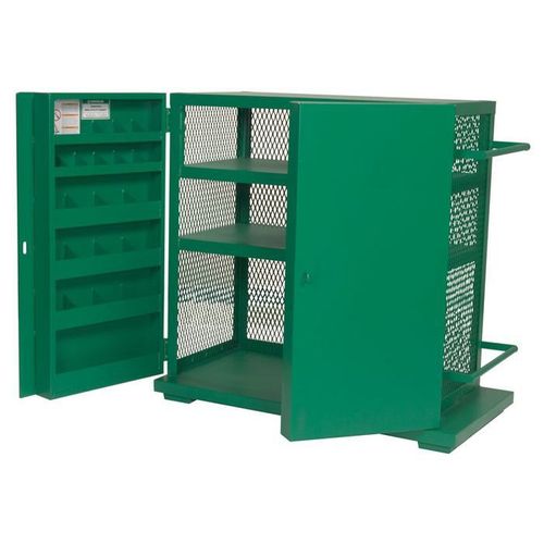 Main product image of 16 Gauge Steel Mesh Cabinet, Green