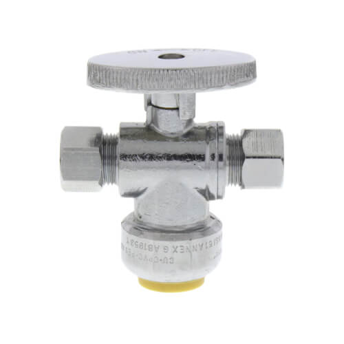 648QGD220A Sioux Chief 648QGD220A 1/2" Push Fit x 3/8" OD 1/4 Turn