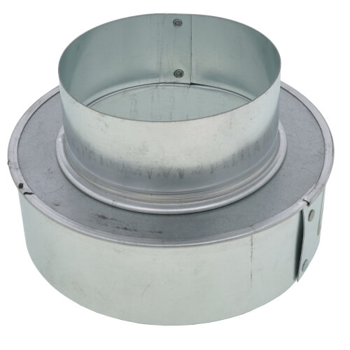 6" x 4" 24 Ga Galvanized Reducer