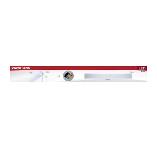 Main product image of LED 4' Wrap with Pull Chain, 39Ws, 27K/30K/35K/40K/50K CCT Selectable, White Finish, 120V
