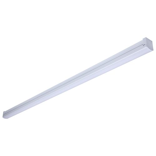 Main product image of LED 4' Connectable Strip Light, 30W, 27K/30K/35K/40K/50K CCT Selectable, White Finish, 120V