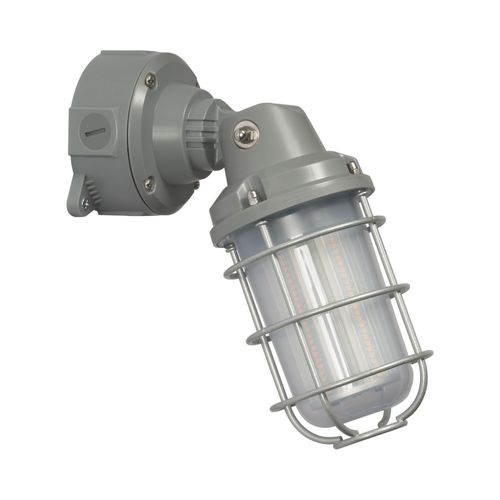 Main product image of LED Adjustable Vapor Tight Fixture 20W 3000K Gray Finish 100-277V