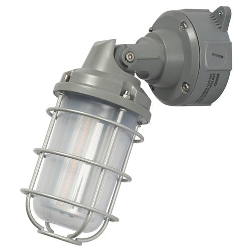 Main product image of LED Adjustable Vapor Tight Fixture 20W 3000K Gray Finish 100-277V