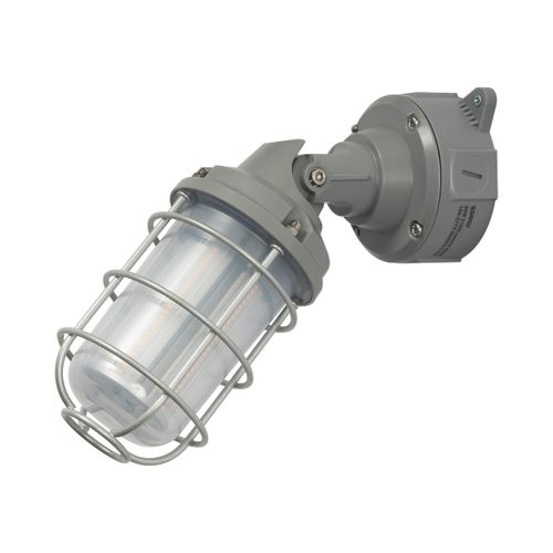Main product image of LED Adjustable Vapor Tight Fixture 20W 3000K Gray Finish 100-277V