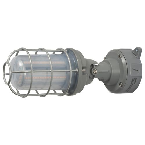 Main product image of LED Adjustable Vapor Tight Fixture 20W 3000K Gray Finish 100-277V