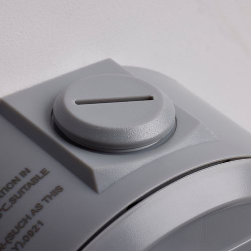 Main product image of LED Adjustable Vapor Tight Fixture 20W 3000K Gray Finish 100-277V