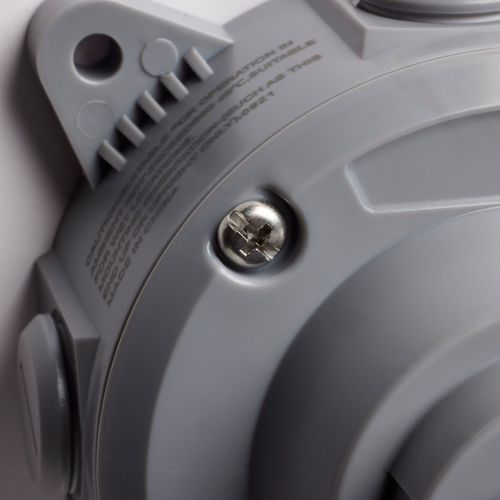 Main product image of LED Adjustable Vapor Tight Fixture 20W 3000K Gray Finish 100-277V