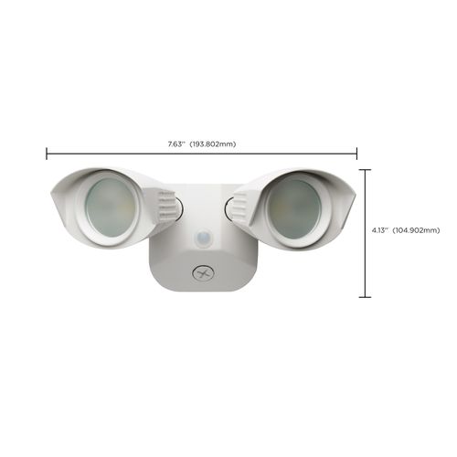 Main product image of LED Security Light Dual Head White Finish 3000K