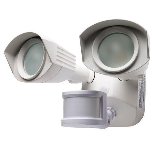 Main product image of LED Security Light Dual Head White Finish 3000K Motion Sensor