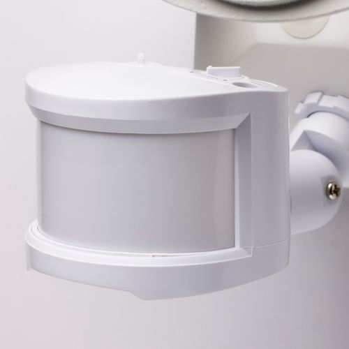 Main product image of LED Security Light Dual Head White Finish 3000K Motion Sensor