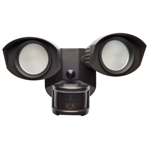 Main product image of LED Security Light Dual Head Bronze Finish 4000K Motion Sensor
