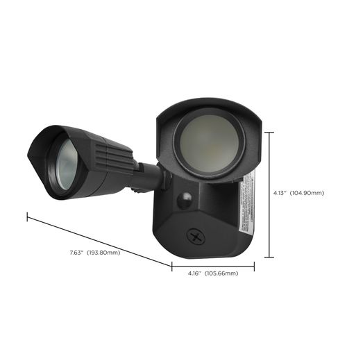 Main product image of LED Security Light Dual Head Black Finish 4000K