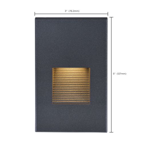 Main product image of LED Vertical Step Light 3W Bronze Finish 120V