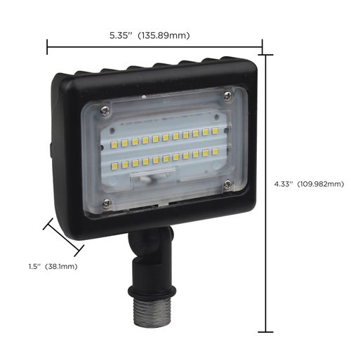 Main product image of LED Small Flood Light 15W 3000K Bronze Finish