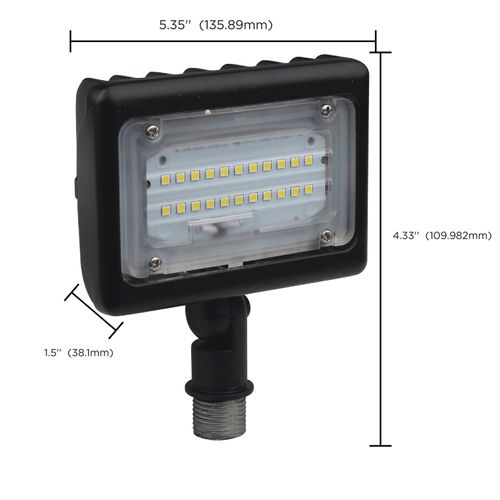 Main product image of LED Small Flood Light 15W 4000K Bronze Finish