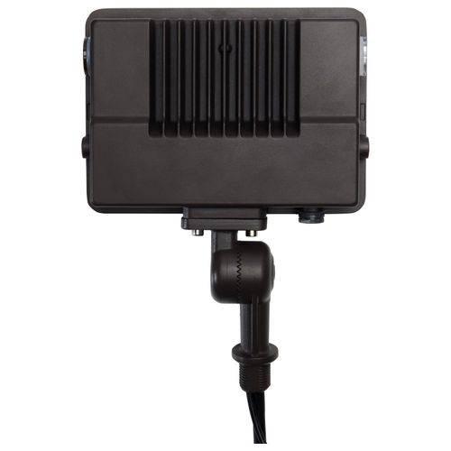 Main product image of LED Tempered Glass Flood Light w/ Bypassable Photocell CCT Selectable 3K/4K/5K Wattage Adjustable 15W/25W/35W ColorQuick and PowerQuick Technology Bronze Finish