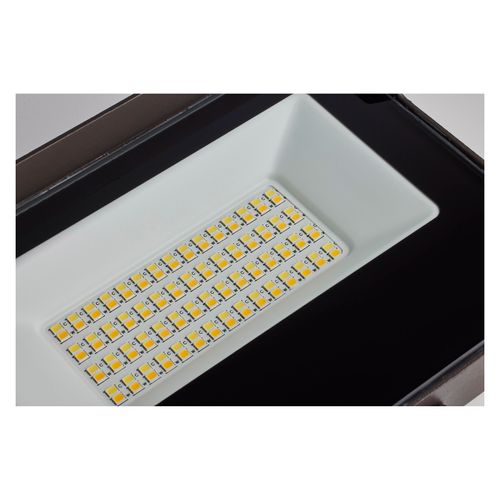 Main product image of LED Tempered Glass Flood Light w/ Bypassable Photocell CCT Selectable 3K/4K/5K Wattage Adjustable 15W/25W/35W ColorQuick and PowerQuick Technology Bronze Finish