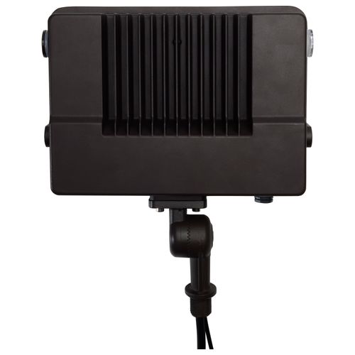 Main product image of LED Tempered Glass Flood Light w/ Bypassable Photocell CCT Selectable 3K/4K/5K Wattage Adjustable 45W/60W/80W ColorQuick and PowerQuick Technology Bronze Finish