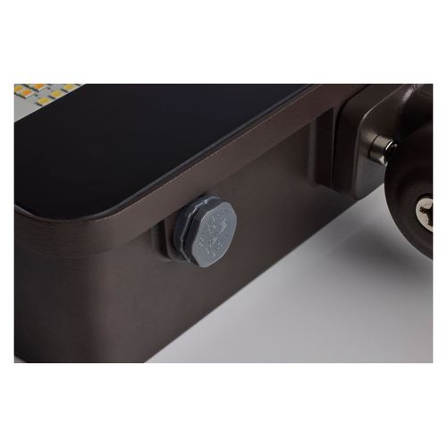 Main product image of LED Tempered Glass Flood Light w/ Bypassable Photocell CCT Selectable 3K/4K/5K Wattage Adjustable 45W/60W/80W ColorQuick and PowerQuick Technology Bronze Finish