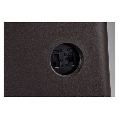 Main product image of LED Tempered Glass Flood Light w/ Bypassable Photocell CCT Selectable 3K/4K/5K Wattage Adjustable 100W/125W/150W ColorQuick and PowerQuick Technology Bronze Finish
