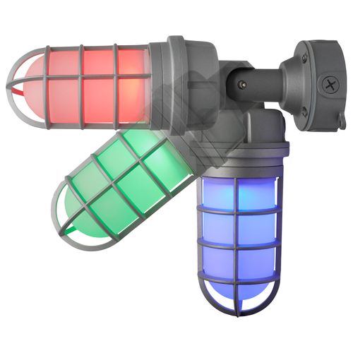 Main product image of LED Adjustable Vapor Tight Fixture 20W RGB Selectable Gray Finish