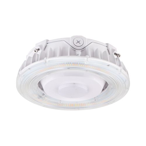 Main product image of LED Canopy Fixture 100 Watt CCT Selectable White Finish 100-277 Volt