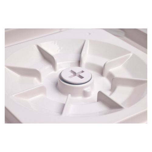 Main product image of Square LED Wide Beam Angle Canopy Light 3K/4K/5K CCT Selectable 60W/75W/90W Wattage Selectable White Finish