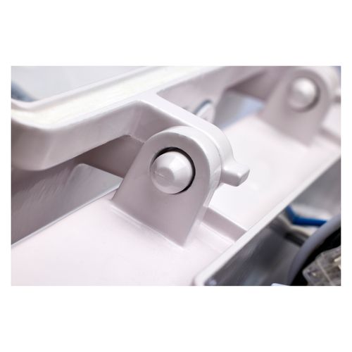 Main product image of Square LED Wide Beam Angle Canopy Light 3K/4K/5K CCT Selectable 60W/75W/90W Wattage Selectable White Finish