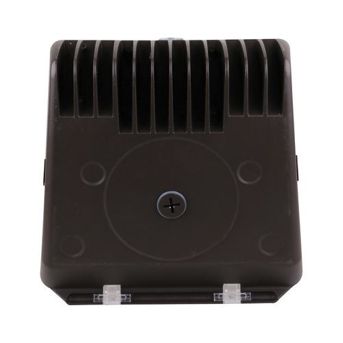 Main product image of 40 Watt Small LED Wall Pack w/ Integrated Bypassable Photocell CCT Selectable 120-277 Volts Dusk to Dawn Security Lighting IP65 Bronze Finish