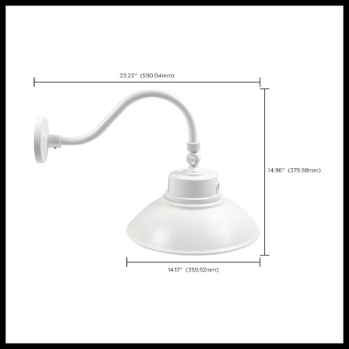 Main product image of LED Gooseneck 30W/40W/50W CCT Selectable 3K/4K/5K White 120-277V w/ Photocell