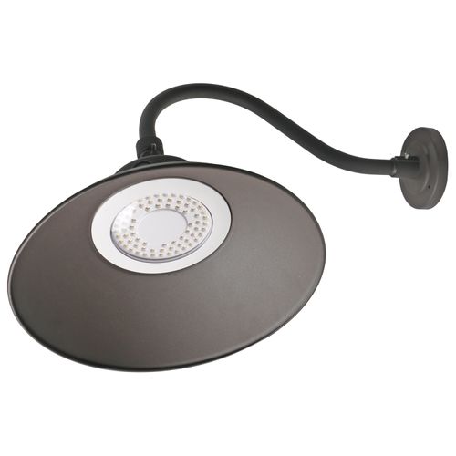 Main product image of LED Gooseneck 30W/40W/50W CCT Selectable 3K/4K/5K Bronze 120-277V w/ Photocell