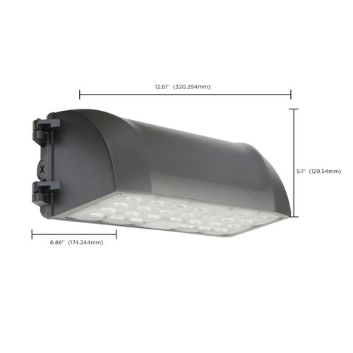 Main product image of 80 Watt Full Cutoff LED Wall Pack CCT Selectable 9600-10K Lumens DLC Premium