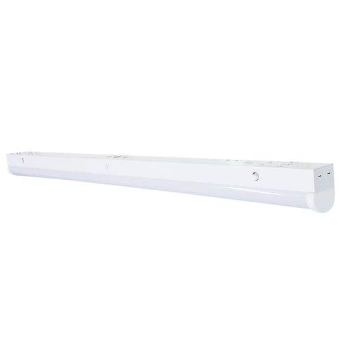 Main product image of LED 4 ft Linear Strip Light 30W/40W/50W White Finish CCT Selectable 100-277V Integrated EM & Sensor