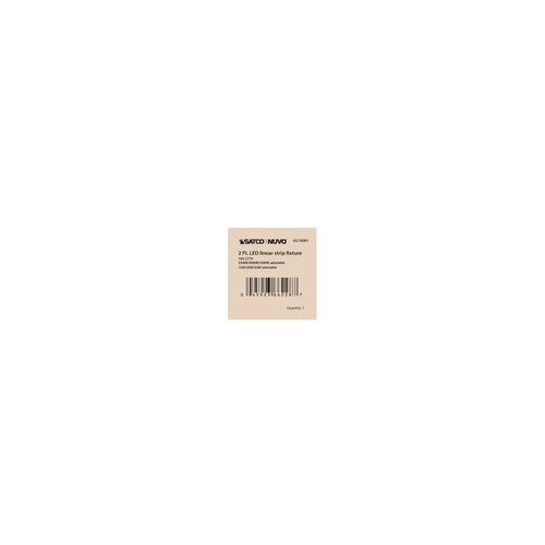 Main product image of 2' LED Linear Strip Light, Field Selectable, White Finish