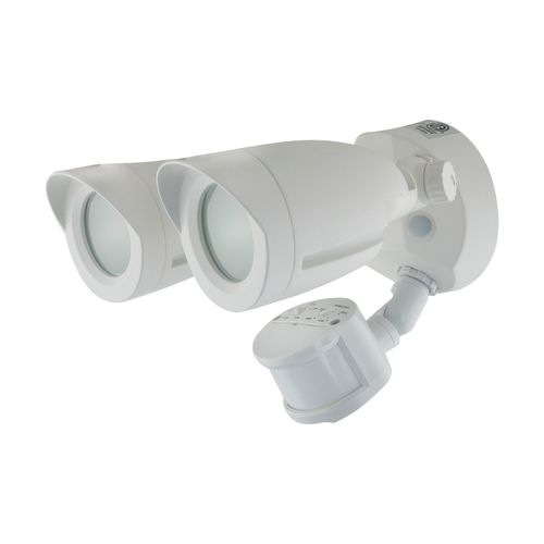 Main product image of LED Security Light Dual Head Motion Sensor Included White Finish 3000K