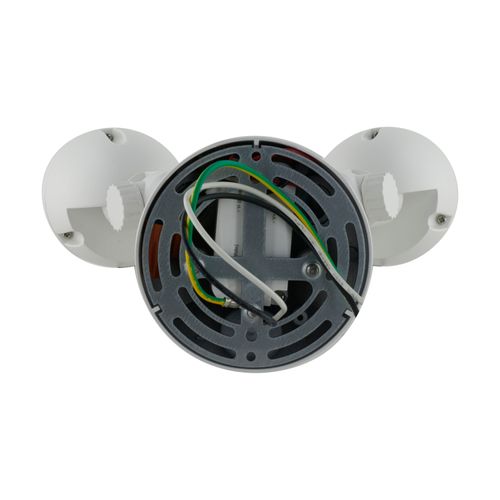 Main product image of LED Security Light Dual Head Motion Sensor Included White Finish 3000K